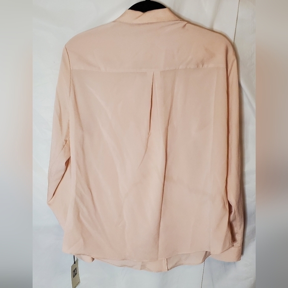 Ivanka Trump Rose Long-Sleeved Blouse in Size Large NWT - Picture 2 of 6